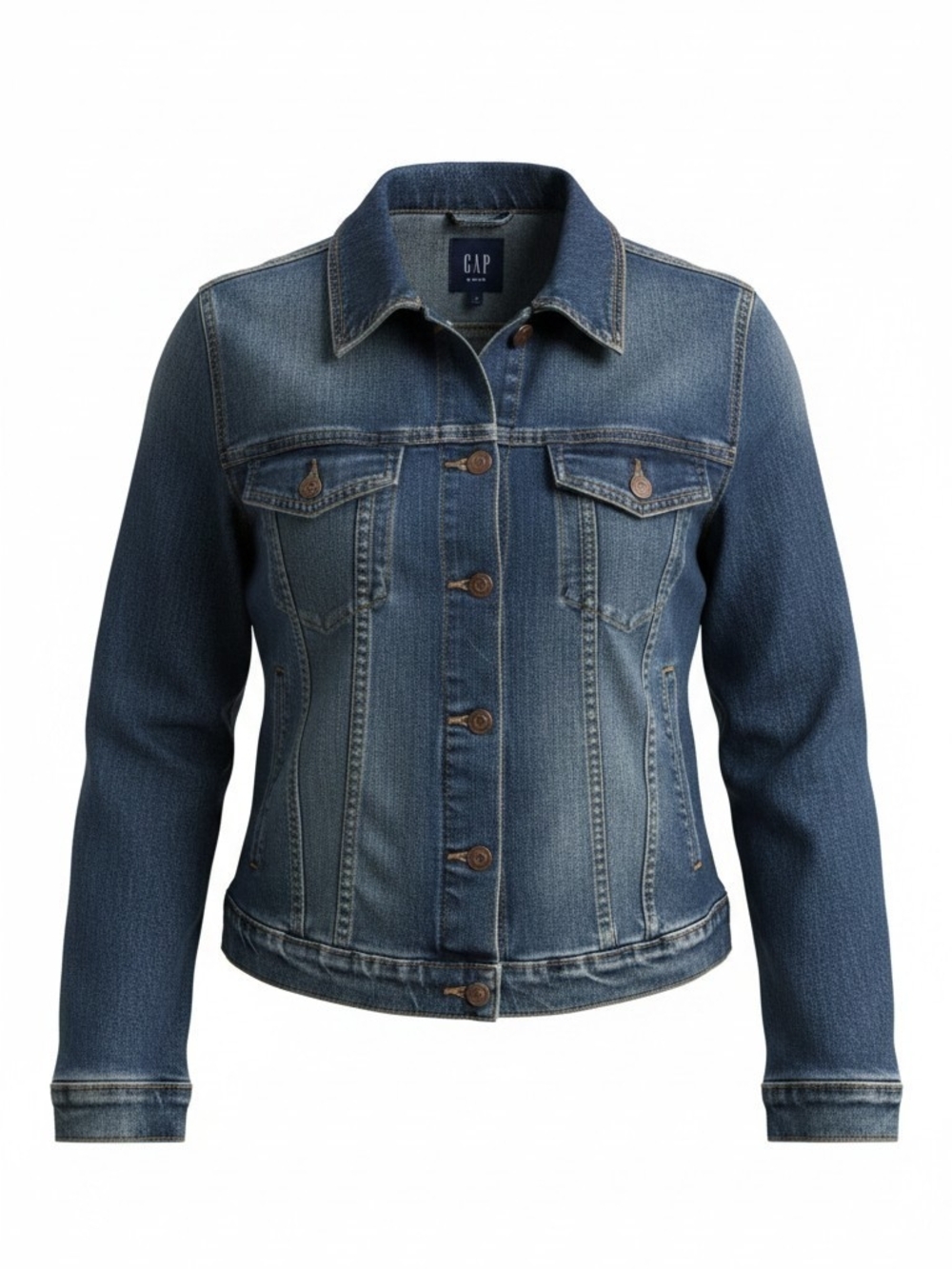 GAP Women's Dark Blue Denim Jacket